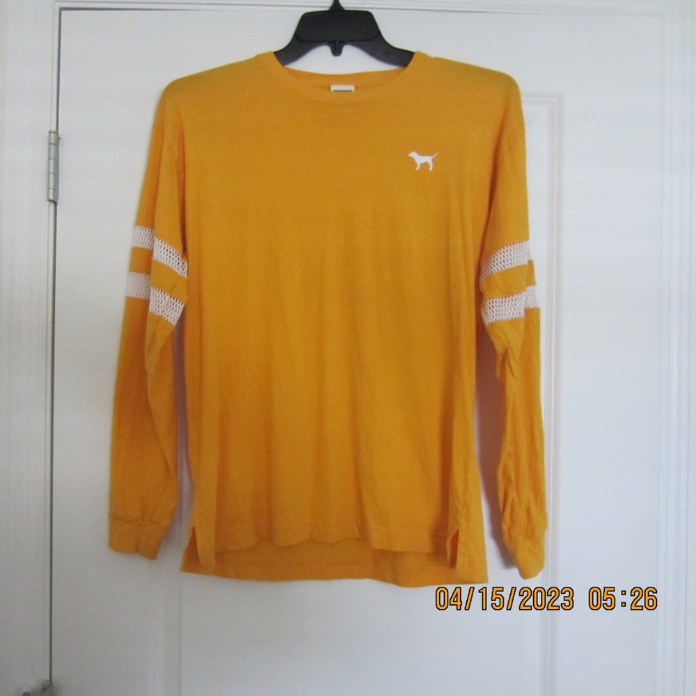 DSG Dicks Sporting Goods Performance Yellow Tee Shirt Size Small